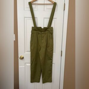 Current Air by Anthropologie Green High Rise Flight Jumper Pants. Size XS